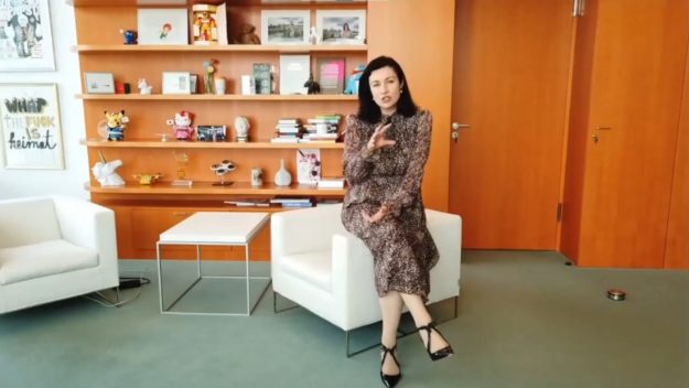 Auf dem Online-Kongress Digitaler Staat 2021 rief Staatministerin Dorothee Bär dazu auf, in Deutschland und Europa eigene digitale Ökosysteme zu schaffen, statt nur einen Mangel an digitaler Souveränität zu beklagen. Screenshot: BS